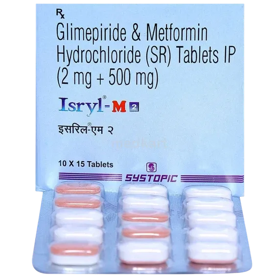 isryl m 2mg tablet 15's